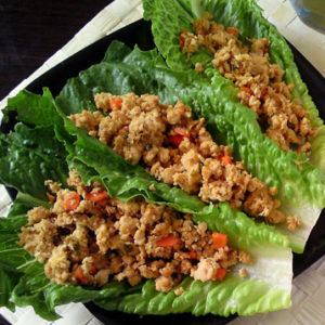 Ground Turkey Lettuce Wrap Burritos (Ideal Protein)